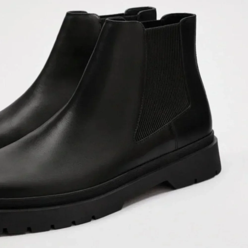 Zara men leather